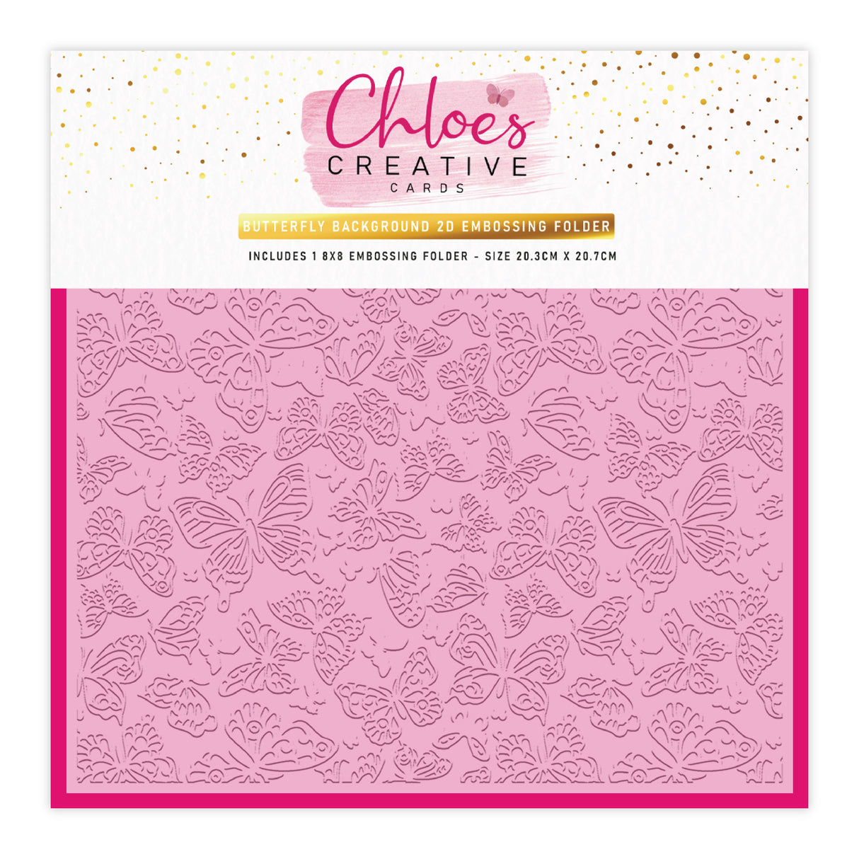 Chloe's Creative Cards Peony Collection 8x8 Embossing Folders and Metal Dies