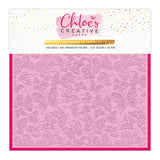 Chloe's Creative Cards Peony Collection 8x8 Embossing Folders and Metal Dies