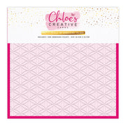 Chloes Creative Cards - 8x8" 2D Embossing Folder - Pretty Petals