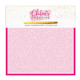 Chloe's Creative Cards 8x8 Trellis &amp; Swirl Prägefolder &amp; DL Stanzformen-Sets - ICH BRAUCHE ALLES