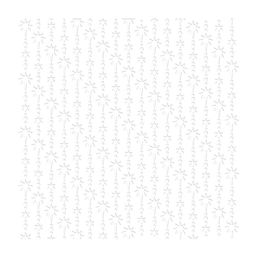 Chloe's Creative Cards - 8x8" 2D Embossing Folder - Star Background