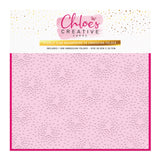 Chloe's Creative Cards - 8x8" 2D Embossing Folder - Starlit Star Background