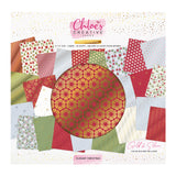 Bloc de papier métallisé Chloes Creative Cards (8 x 8) - Noël élégant