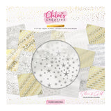 Chloe's Creative Cards Foiled Paper Pad (8 x 8) - Gilded Christmas