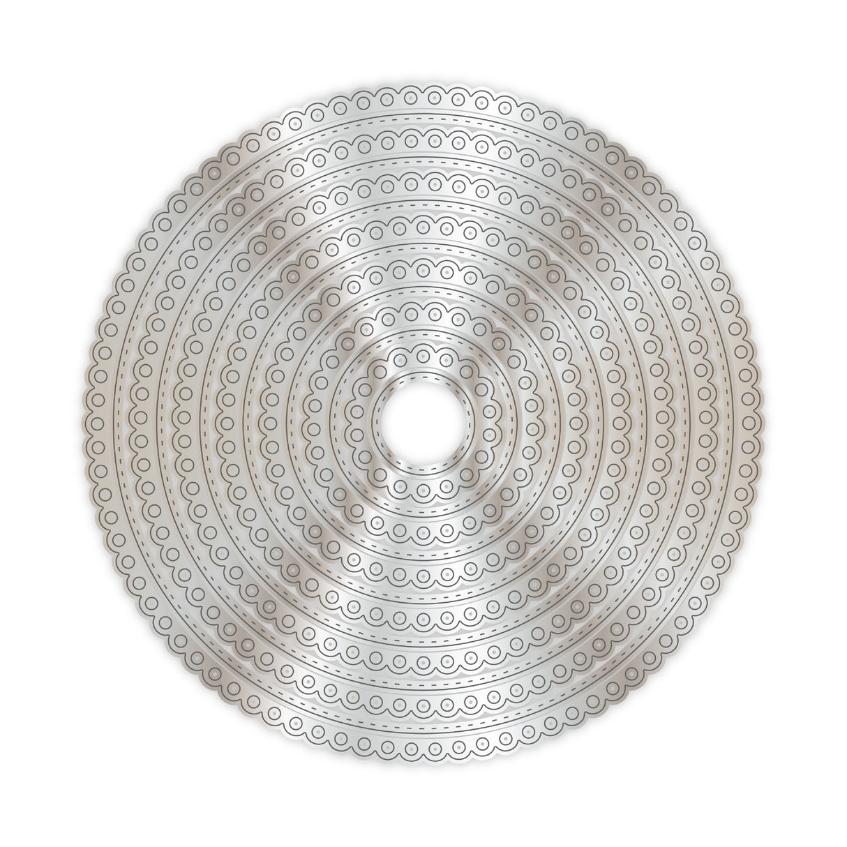 Chloes Creative Cards Metal Die Set - 8x8" Dainty Circles
