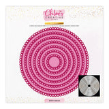 Chloes Creative Cards Metal Die Set - 8x8" Dainty Circles