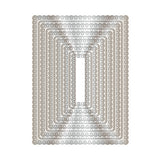 Chloes Creative Cards Metal Die Set - 8x8" Dainty Rectangles
