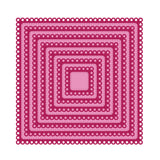 Chloes Creative Cards Metal Die Set - 8x8" Dainty Squares