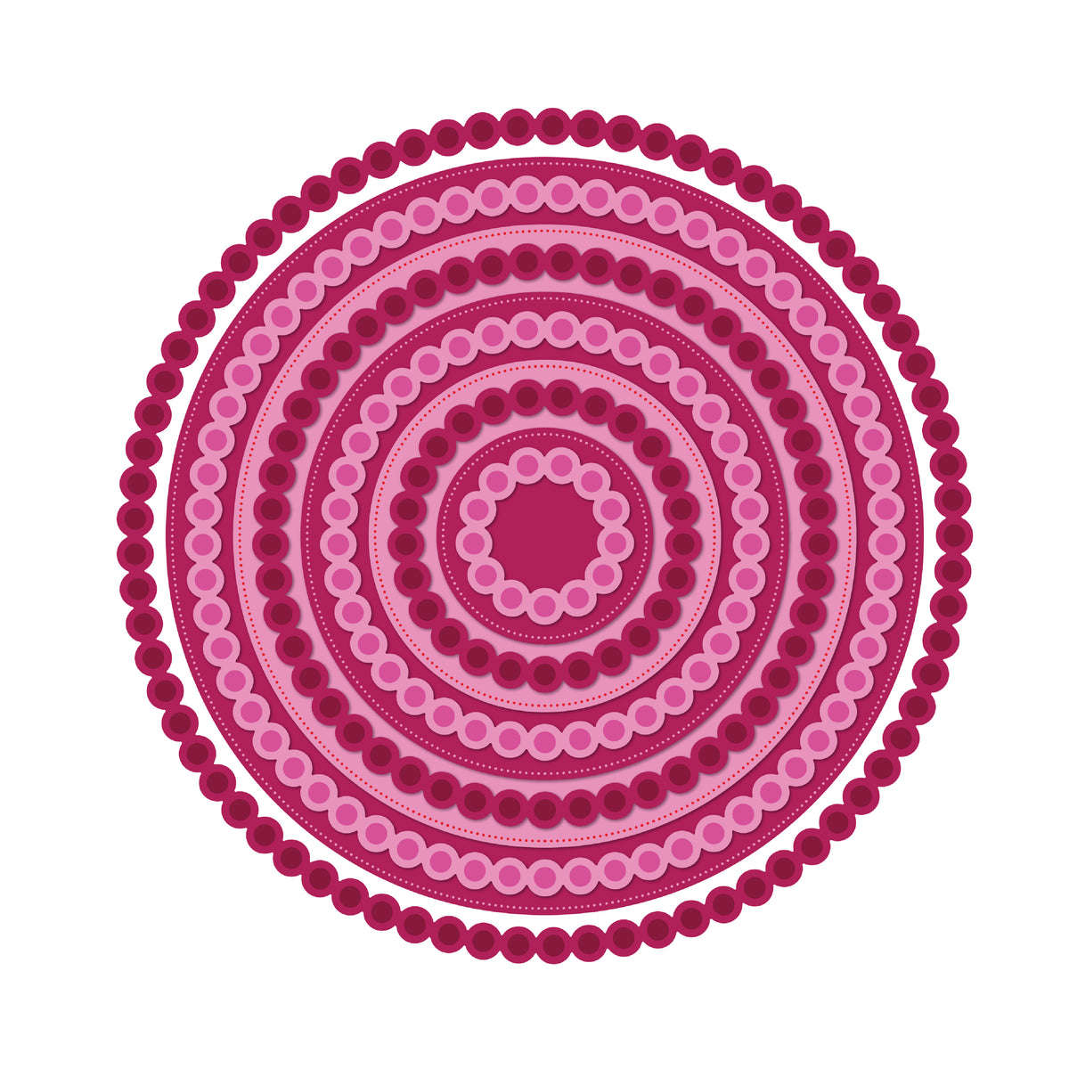 Chloes Creative Cards Metal Die Set –  8x8" Pearly Circles