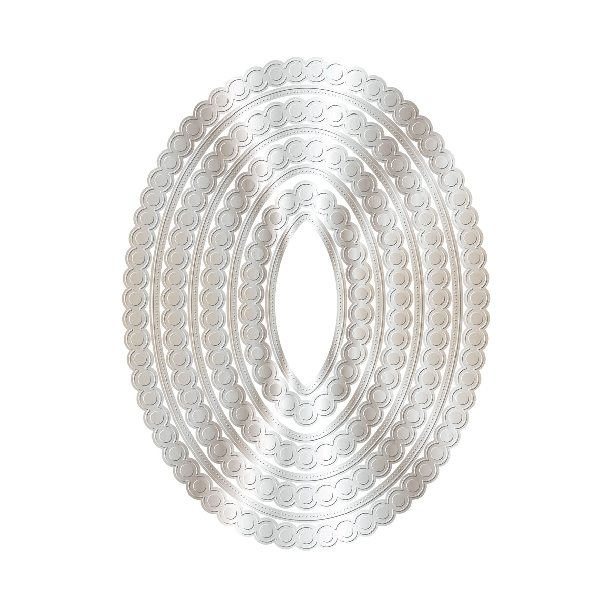 Chloes Creative Cards Metal Die Set –  8x8" Pearly Ovals
