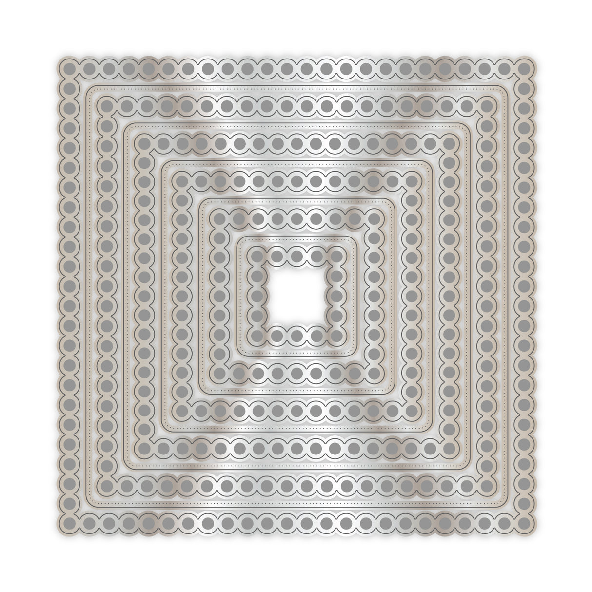 Chloes Creative Cards Metal Die Set –  8x8" Pearly Squares