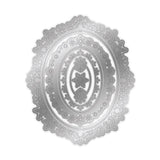 Chloes Creative Cards Metal Die Set - 8X8 Snowflake Oval