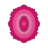 Cartes créatives Chloes - Ensemble de matrices de découpe ovales 8X8 et rectangulaires A5 Snowflake