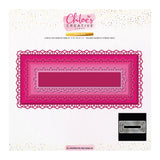 Chloe's Creative Cards 8x8 Trellis &amp; Swirl Prägefolder &amp; DL Stanzformen-Sets - ICH BRAUCHE ALLES