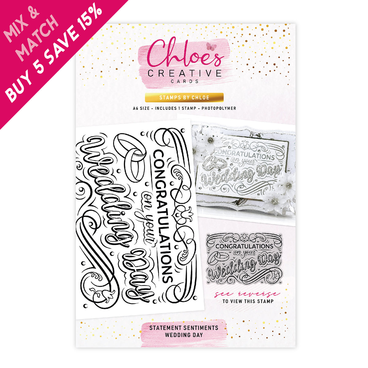 Statement Sentiments Chloes Creative Cards Photopolymer Stamp Set (A6) - Statement Sentimen