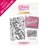 Chloes Creative Cards Photopolymer-Stempelset (A6) – Statement Sentiments Thank You