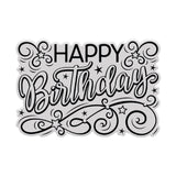 Chloes Creative Cards Photopolymer Stamp Set (A6) - Statement Sentiments Happy Birthday