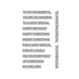 Chloes Creative Cards Photopolymer Stamp Set (A6) - Relative Sentiment Builders