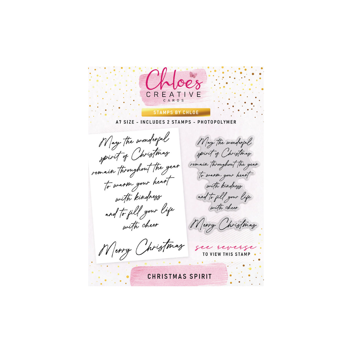 Chloe's Creative Cards Gilded Christmas Collection - I NEED IT ALL