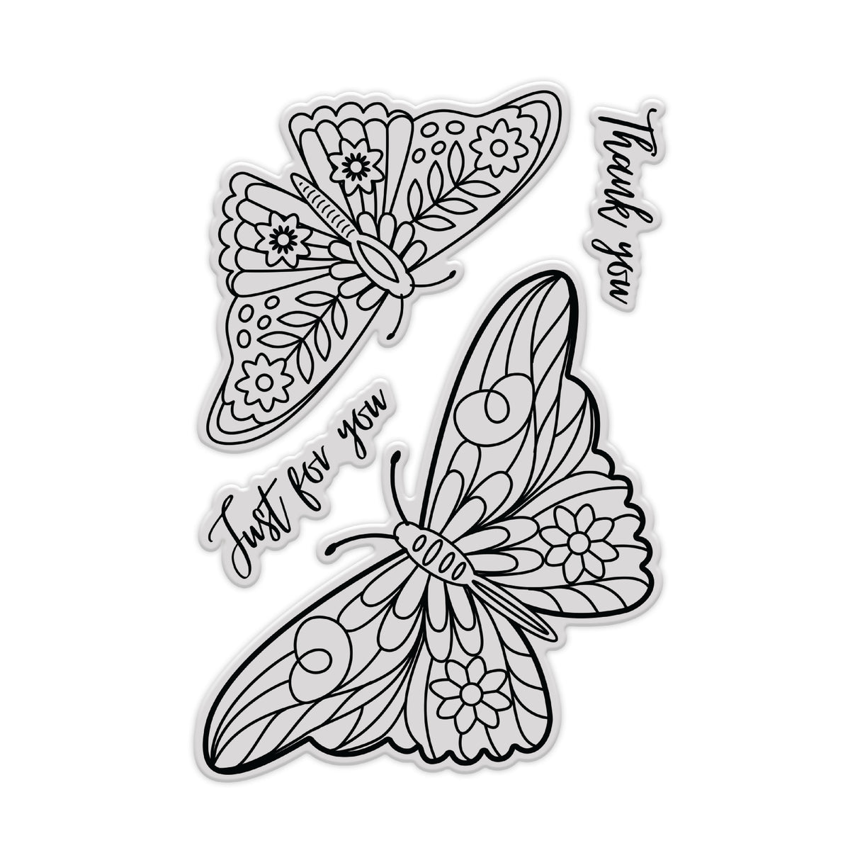 Chloes Creative Cards Die & Stamp Set - Butterfly Dreams