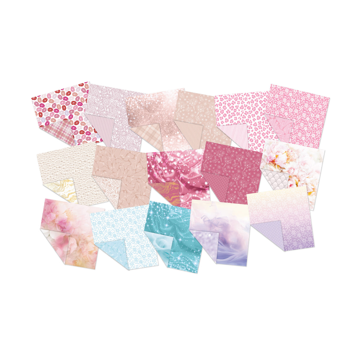 Chloe's Creative Cards 8x8 Designer Printed Paper Pad - Chic Boutique
