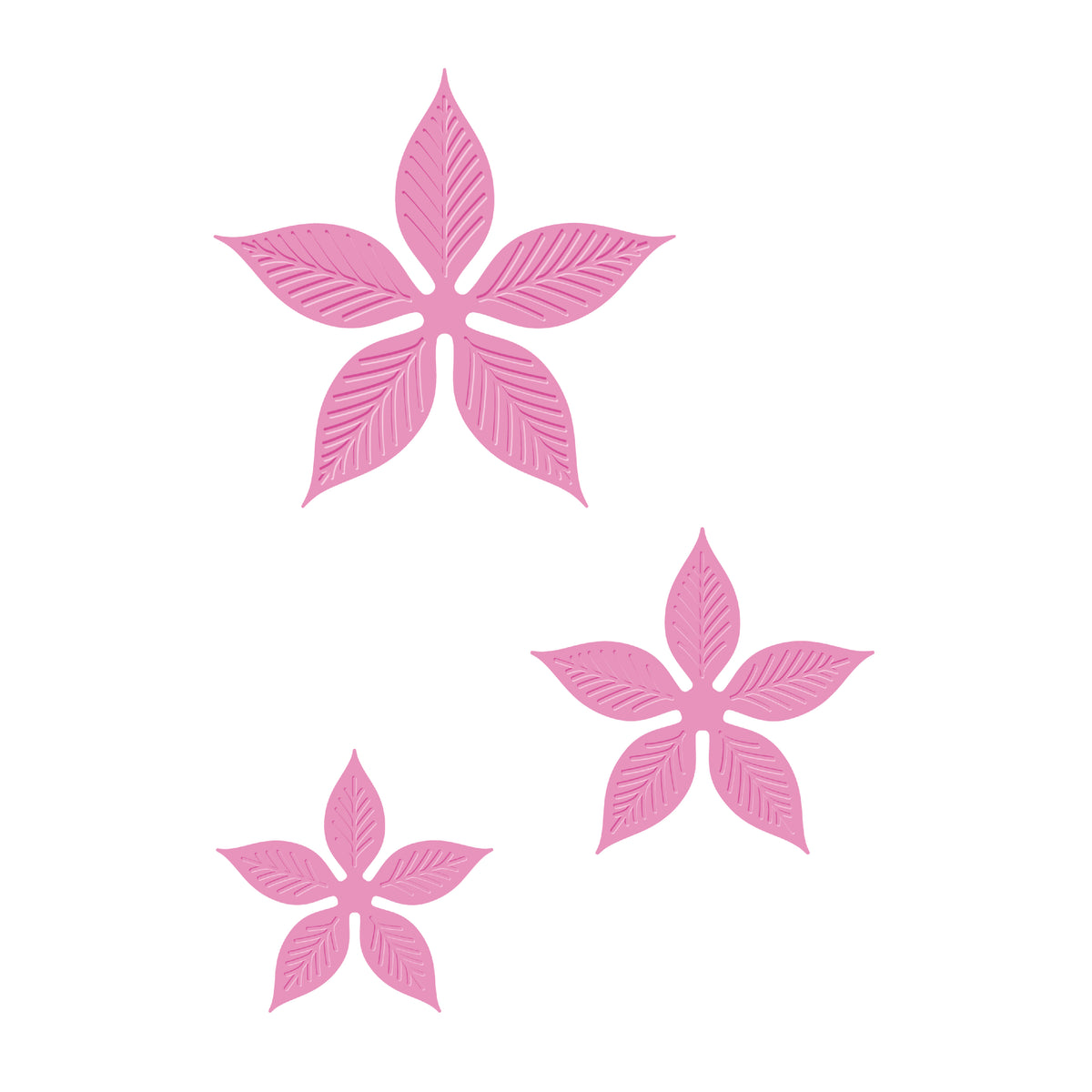 Chloes Creative Cards 5x7 Cut & Emboss Folder - Christmas Poinsettia