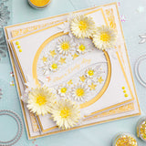 Chloe's Creative Cards Dancing Daisy 6x6 Cut & Emboss Folder