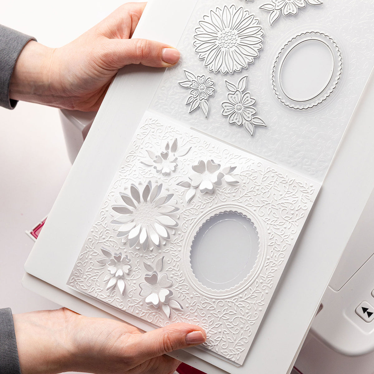 Chloe's Creative Cards Decadent Daisy 6x6 Cut & Emboss Folder
