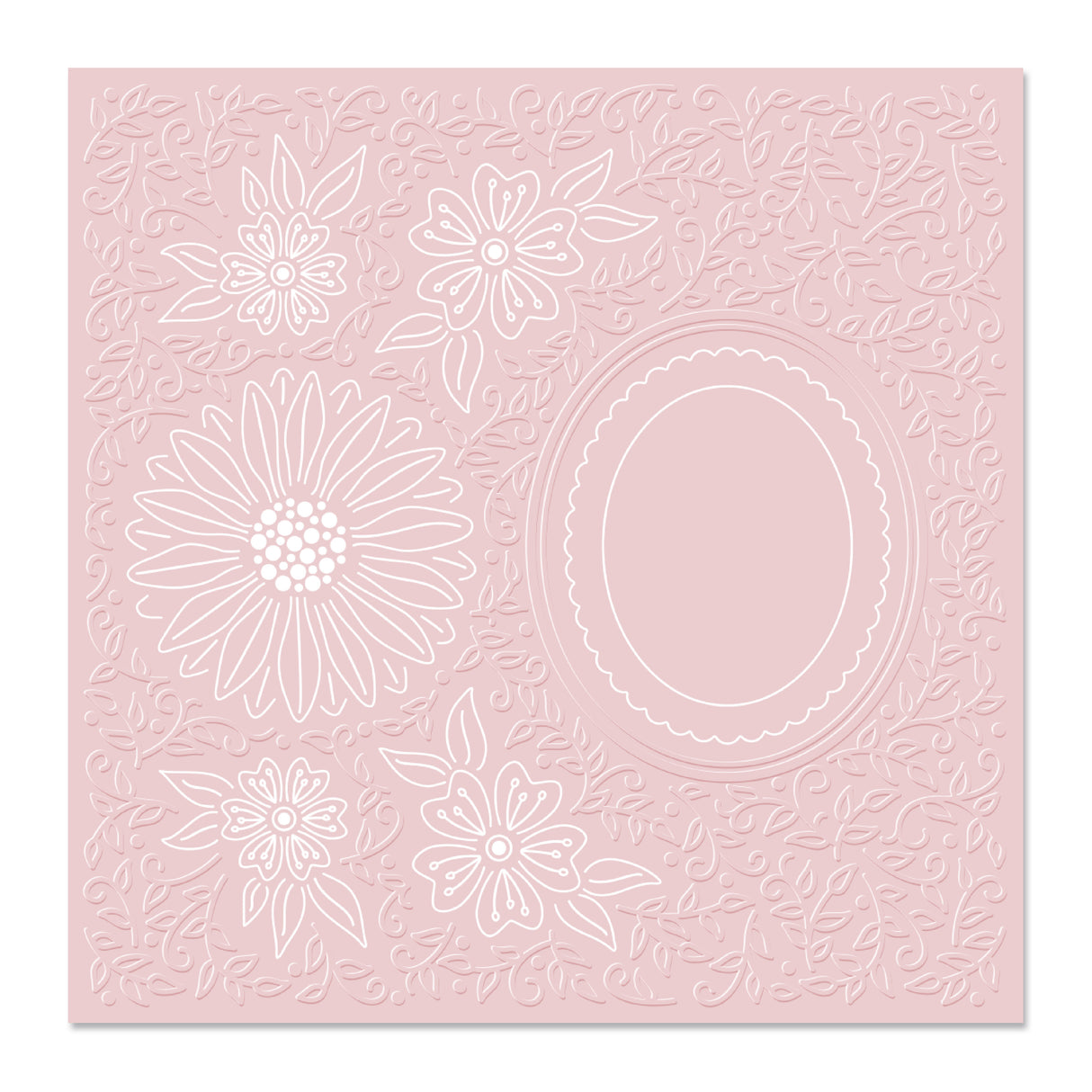 Chloe's Creative Cards Decadent Daisy 6x6 Cut & Emboss Folder