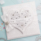 Chloe's Creative Cards Heartfelt Daisy 6x6 Cut & Emboss Folder