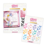 Chloe's Creative Cards Delightful Butterflies - 3D Embossing Folder, Die, Stamp & Vellum Bundle