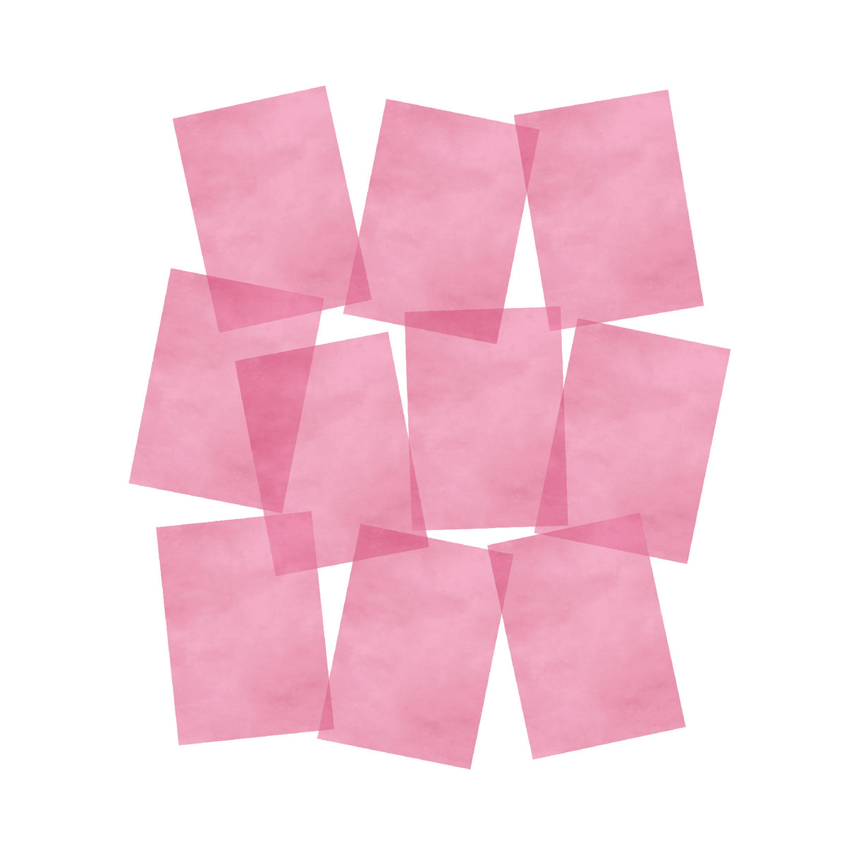 Cartes créatives Chloes en papier vélin imprimé (A4) (20 feuilles) - Azalea Wash