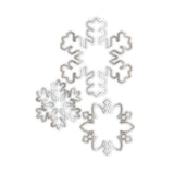 Chloe's Creative Cards 5x7 3D Embossing Folder & Metal Die Set - Crystal Snowflake