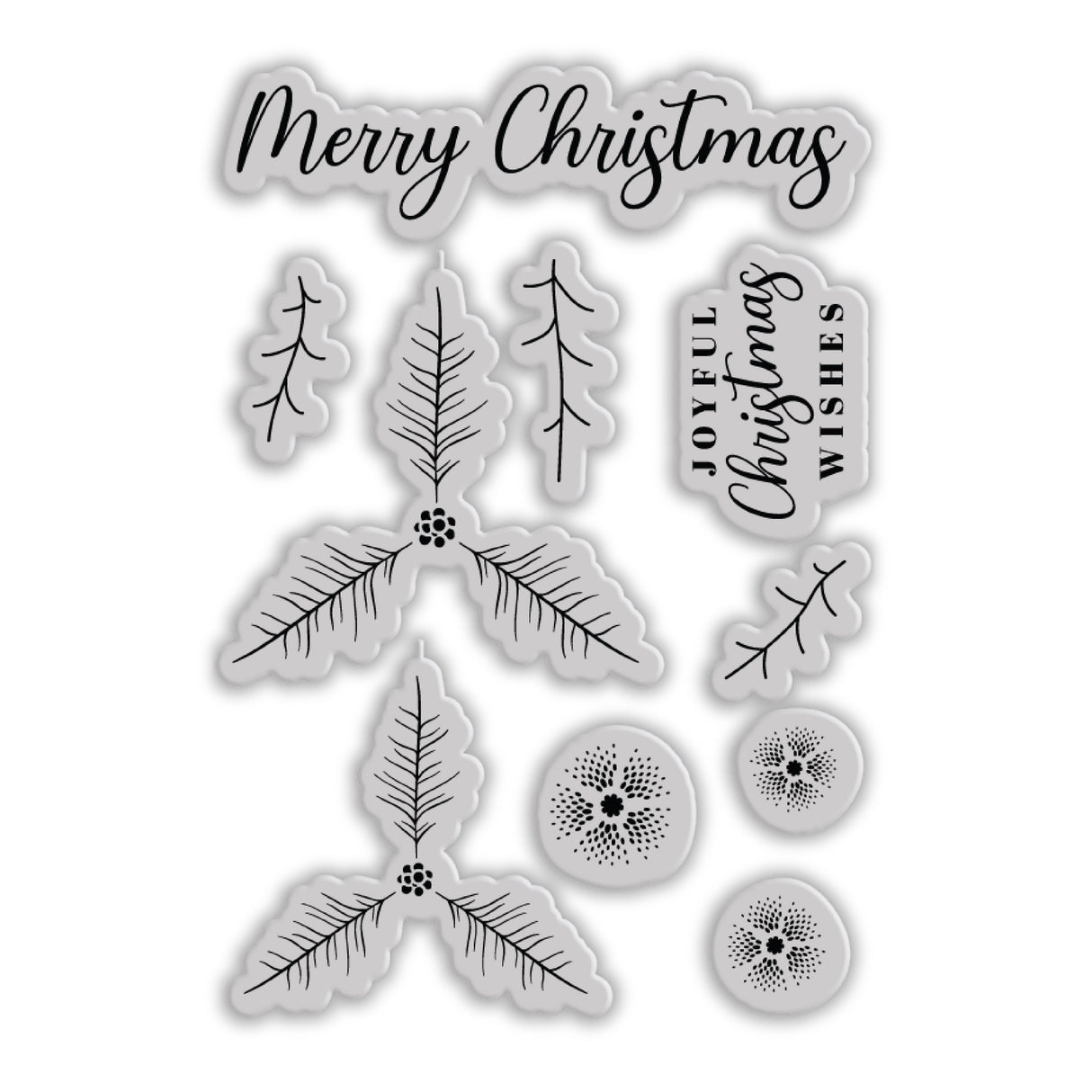 Chloe's Creative Cards Die & Stamp - Beautiful Bouquet Christmas Flowers