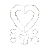 Chloe's Creative Cards Die & Stamp - Christmas Heart Wreath