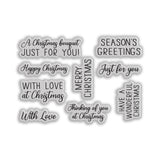 Chloe's Creative Cards Die & Stamp - Christmas Tiny Tag and Sentiments