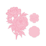 Chloe's Creative Cards Die & Stamp - Peony