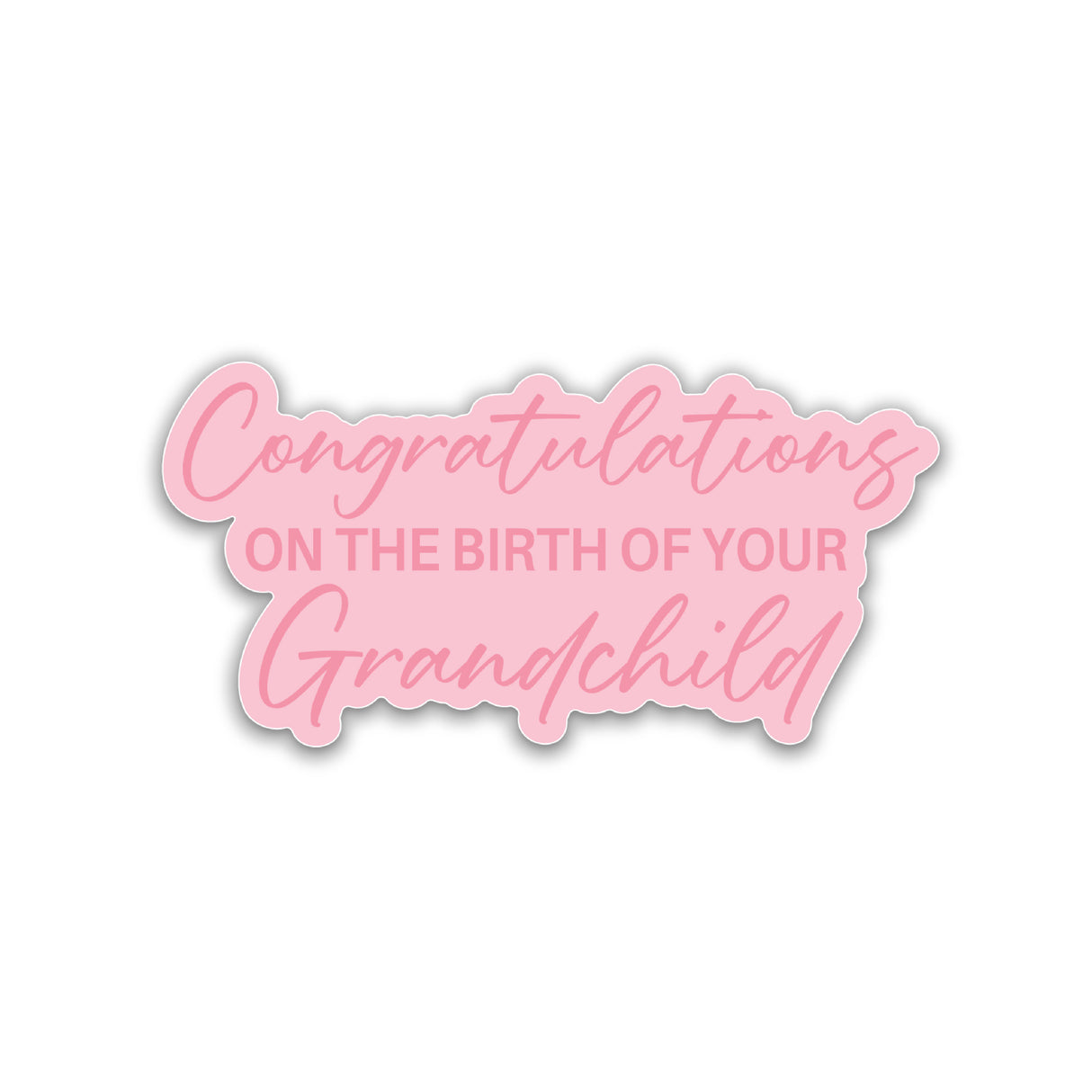 Chloe's Creative Cards Die & Stamp - Baby Collection Sentiment Grandchild