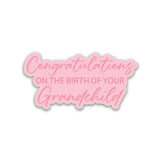 Chloe's Creative Cards Die & Stamp - Baby Collection Sentiment Grandchild