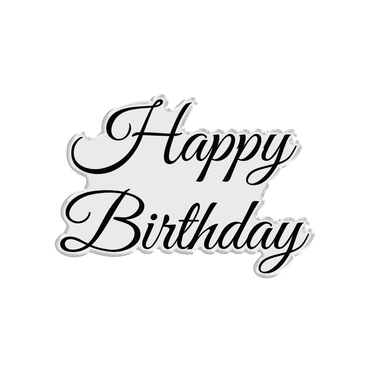 Chloe's Creative Cards Die & Stamp - Sentiment Happy Birthday