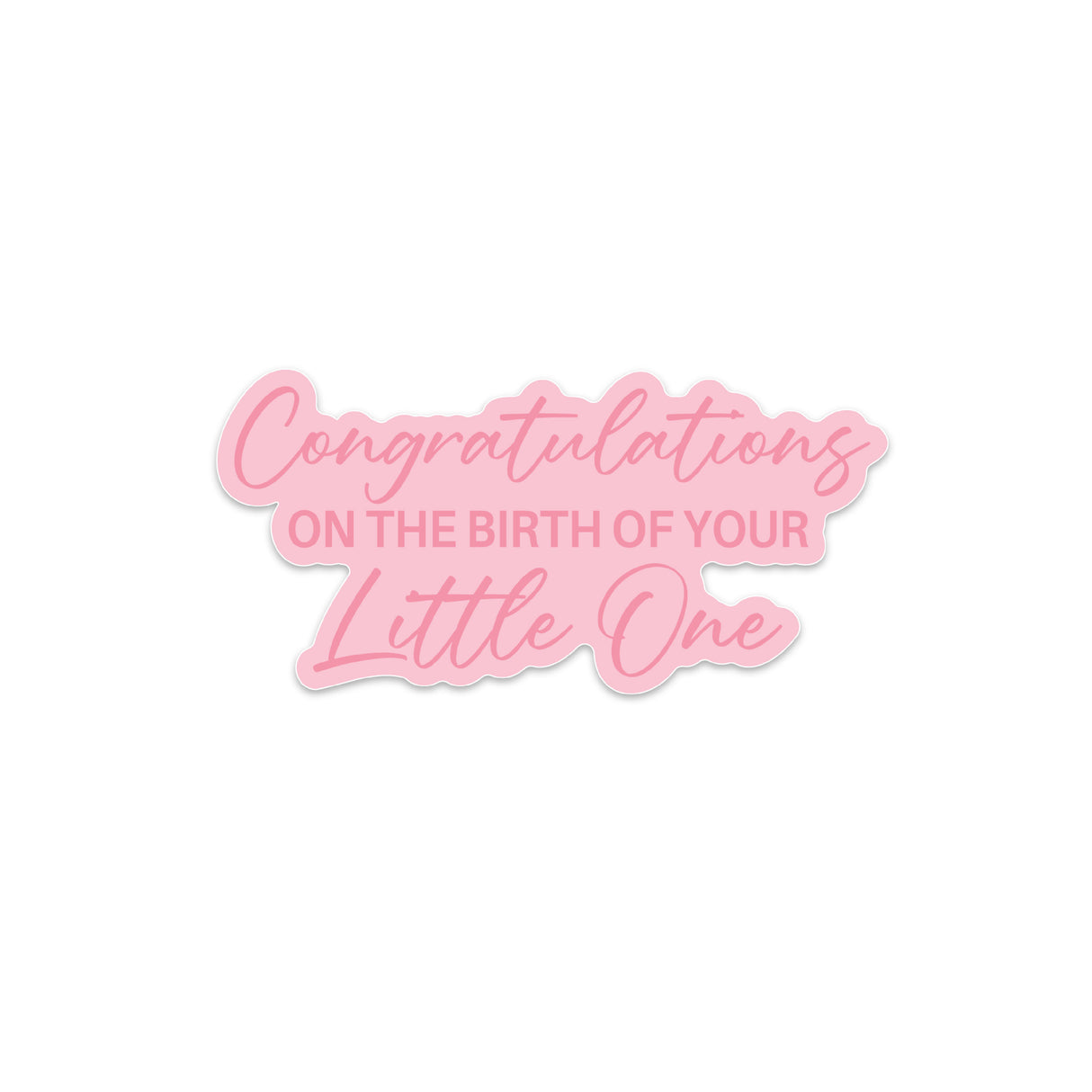 Chloe's Creative Cards Die & Stamp - Baby Collection Sentiment Little One