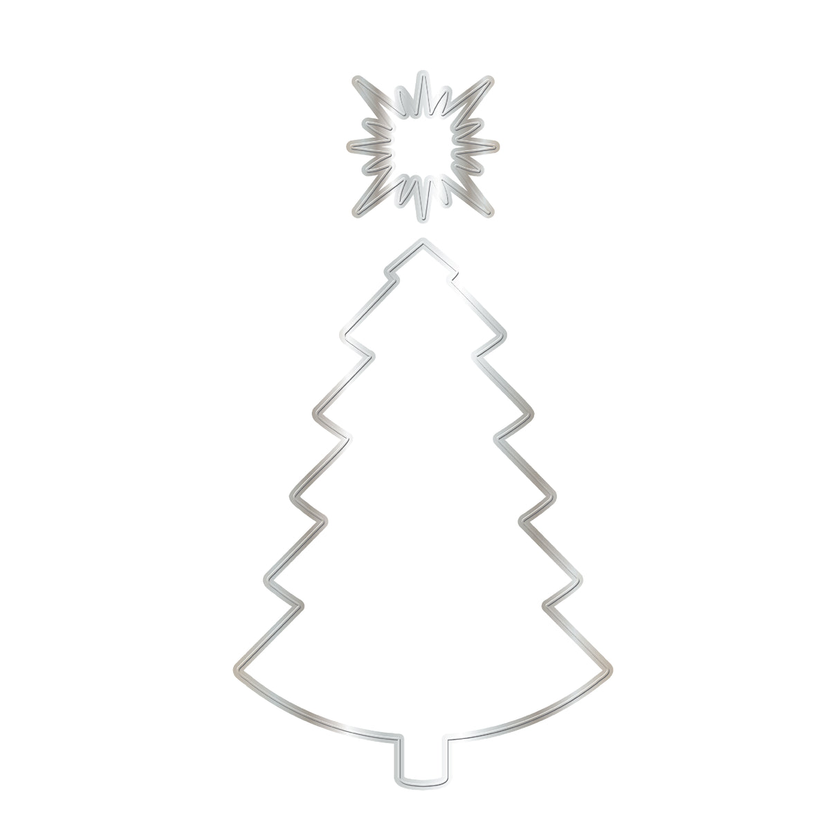 Chloe's Creative Cards Die & Stamp - Starlit Christmas Tree