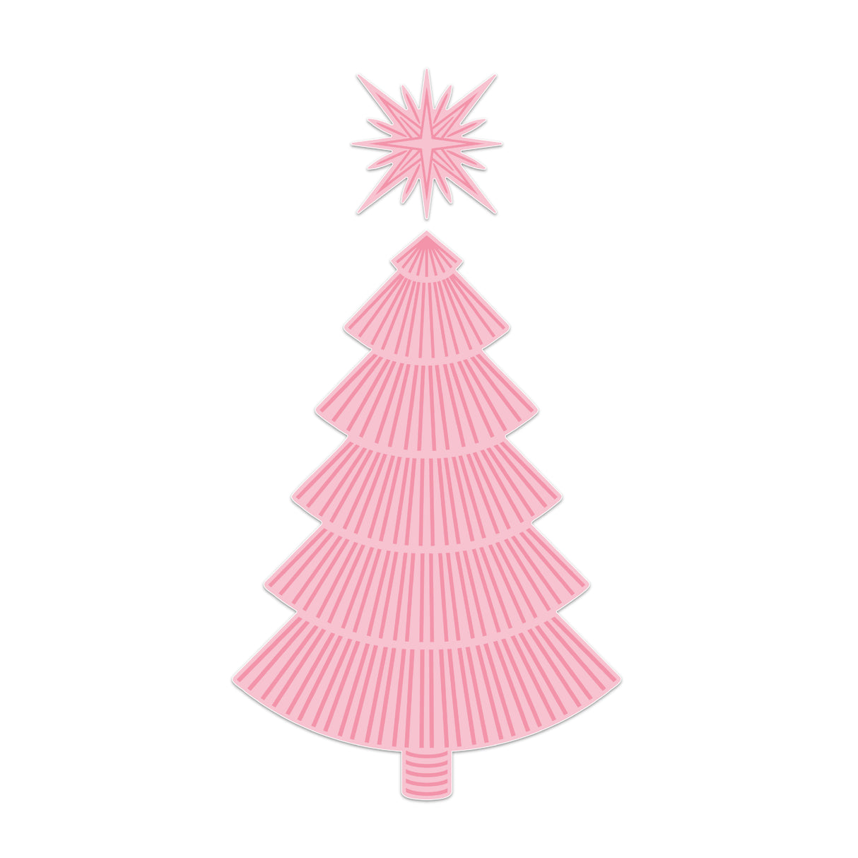 Chloe's Creative Cards Die & Stamp - Starlit Christmas Tree