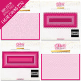 Chloe's Creative Cards 8x8 Trellis &amp; Swirl Prägefolder &amp; DL Stanzformen-Sets - ICH BRAUCHE ALLES