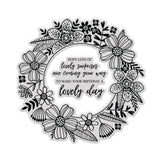 Chloes Creative Cards Die & Stamp Set - Fabulous Floral Frame