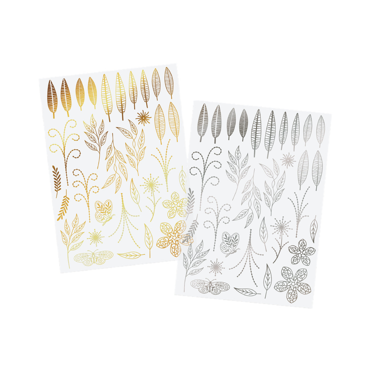 Chloes Creative Cards Foiled Acetate - Fabulous Foliage