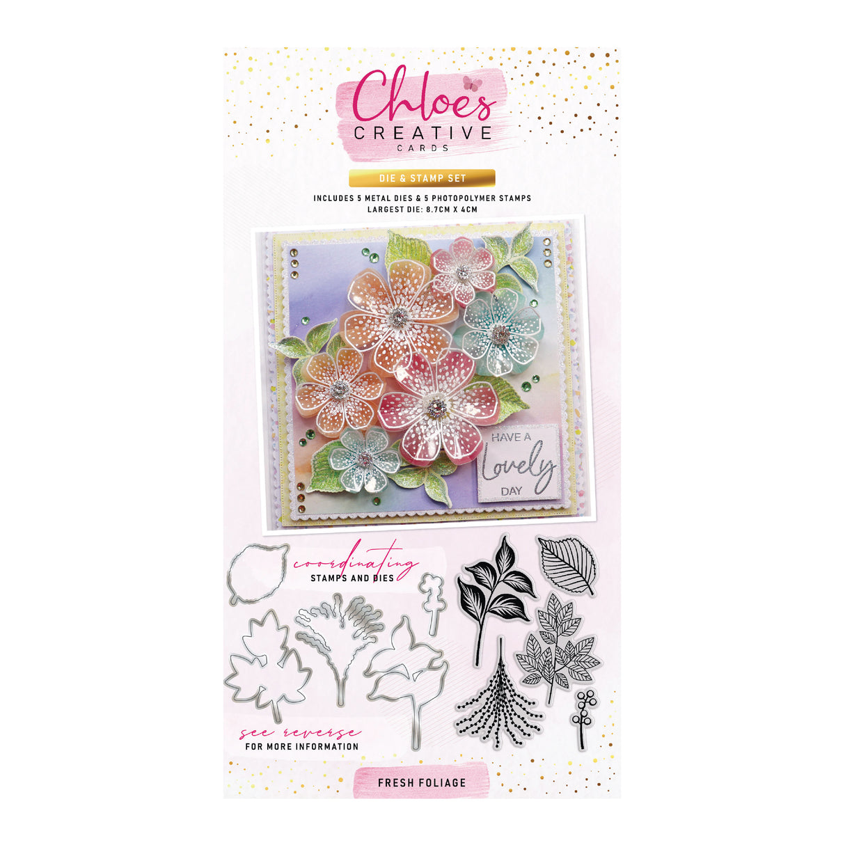 Collection de cartes créatives de Chloé pour créer des fleurs - J'AI BESOIN DE TOUT