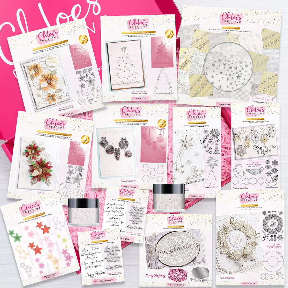 Chloe's Creative Cards Gilded Christmas Collection - I NEED IT ALL