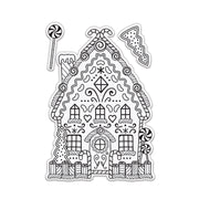 Chloes Creative Cards Die & Stamp Set - Gingerbread House