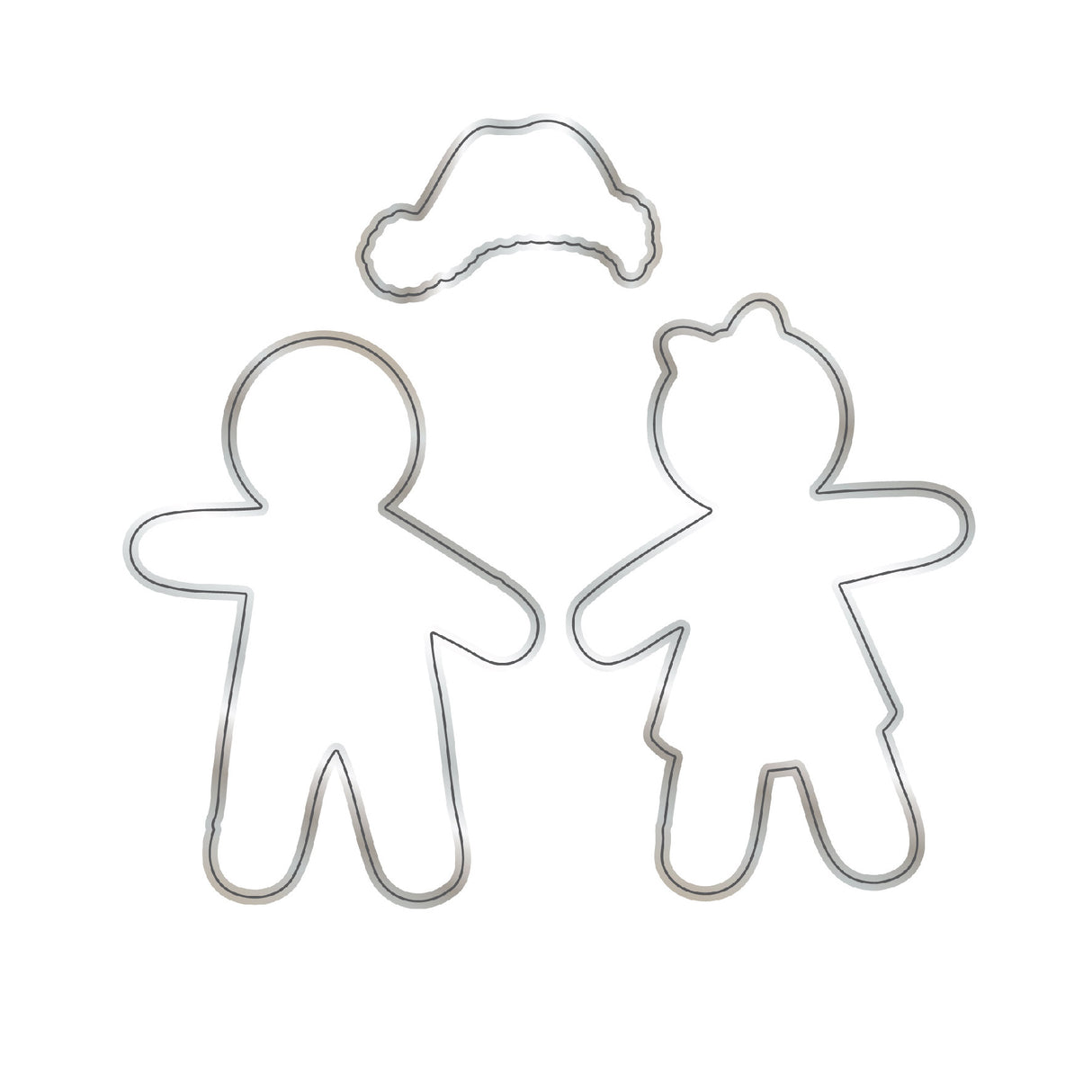 Chloes Creative Cards Die & Stamp Set - Gingerbread People